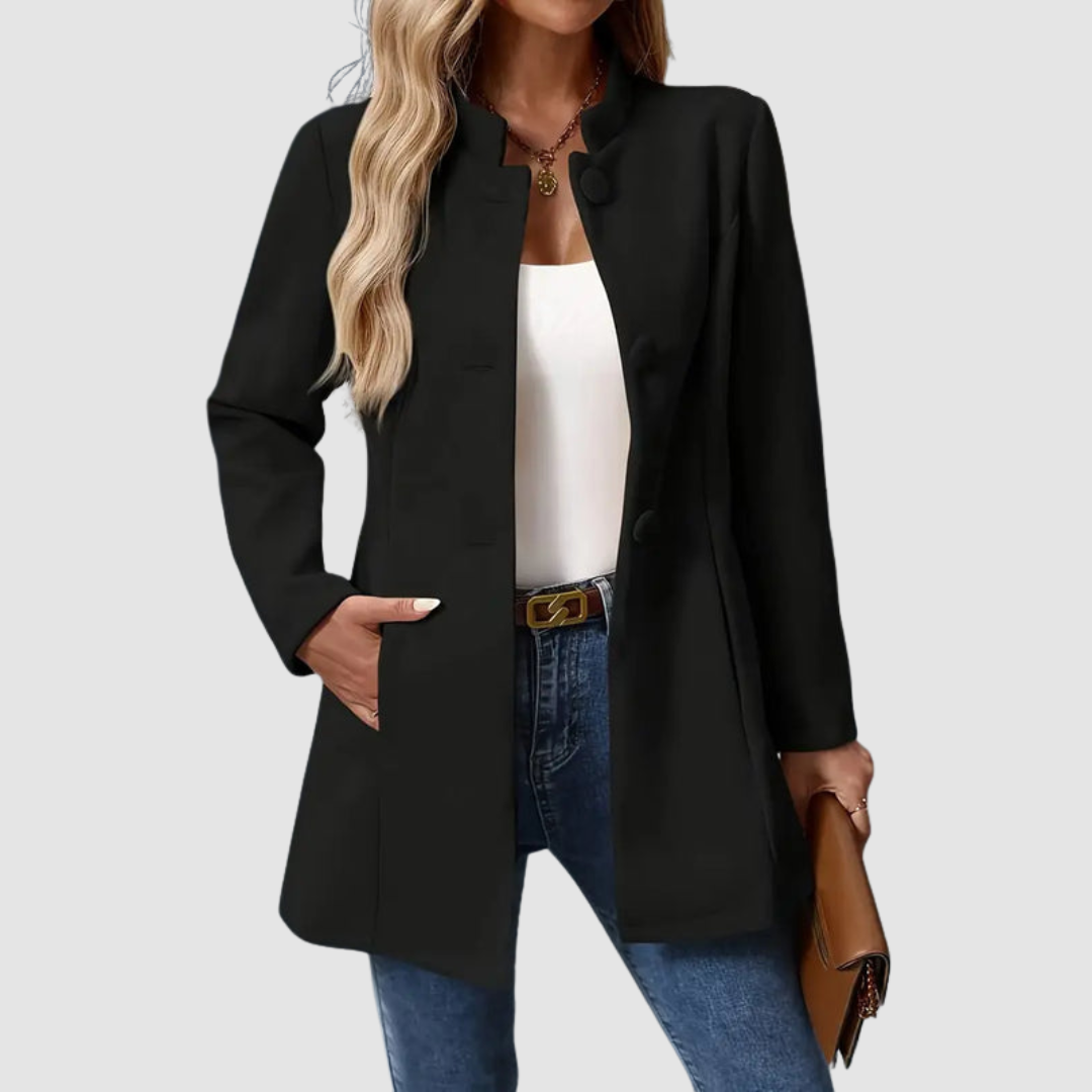 Modique™ - Elegant & Timeless Coat with Stand-Up Collar