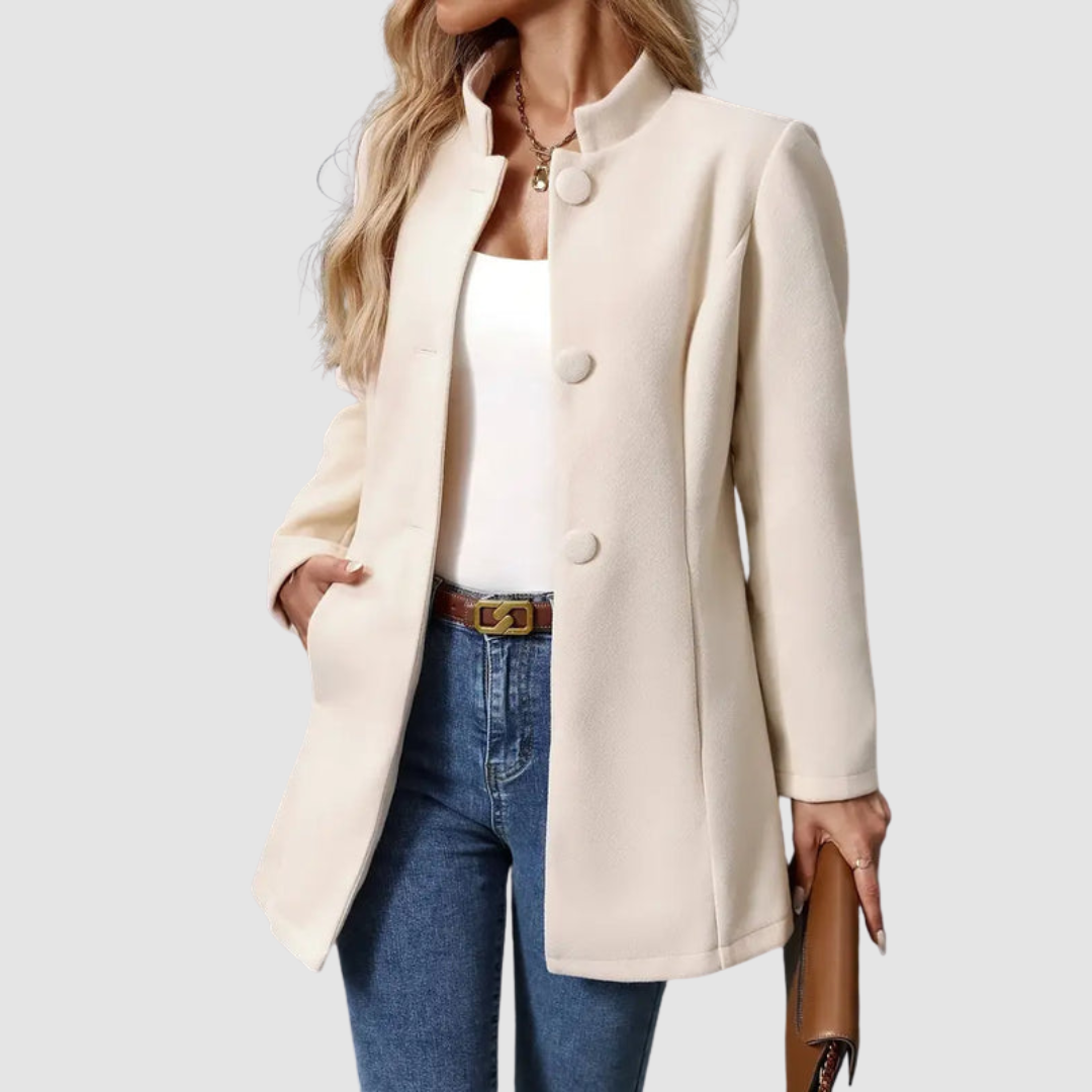 Modique™ - Elegant & Timeless Coat with Stand-Up Collar