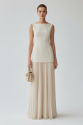 Serena | Pleated Maxi Dress Set