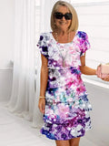 Vanessa | Elegant Comfort Ruffle Dress