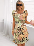 Theresa | Elegant Comfort Ruffle Dress
