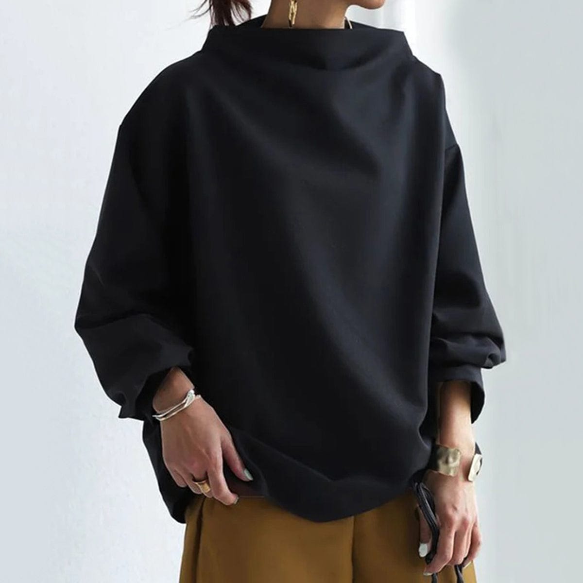 Elly | High-Neck Casual Top