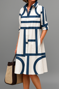 Seraphina | Graphic Midi Dress
