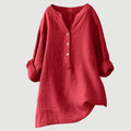 Lina | Lightweight and Comfortable Linen Blouse