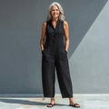Margaret | Relaxed Sleeveless Jumpsuit