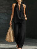Mary™ | Comfortable Minimalist Denim Two-Piece Set